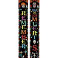 thumbnail image 6 of Day of The Dead Decorations Dia De Los Muertos Decor Mexican Fiesta Sugar Skull Flowers Decorations Hanging Wall Door Banner for Halloween Theme Party Decoration, 6 of 7