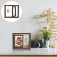 thumbnail image 3 of MasteelfCA Rotating Picture Frame Gift for Grandpa Desktop Wooden Double-sided Photo Frame, 3 of 7