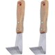 thumbnail image 1 of Reien Unkraut Rinde Entgraten Werkzeug Terrasse Messer Splitting Unkraut Rasen Hof Gartenwerkzeug 2pcs (holzgriff Rinde Schaber), 1 of 5