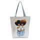thumbnail image 5 of Jumpingount Cool Black Girl Bolso de lona - Estilo afro Exquisita artesanía Bolsos de gran capacidad Damas hl2111 hl2111 2Conjunto, 5 of 6