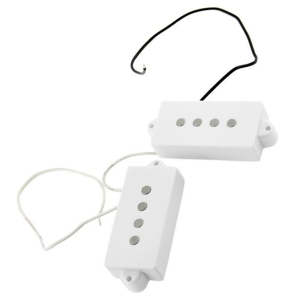 2PCS shamjiam Precision Pickups para Guitarra cuatro Cuerdas Accesorios 70x28x19mm