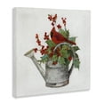 thumbnail image 4 of Stupell Industries Cardinal & Watering Can Holiday Painting Gallery Wrapped Canvas Art Prints Wall Art, 17 x 17, 4 of 8