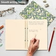 thumbnail image 4 of FORMRS 1-Subject Spiral Notebook 8" x 5" College Ruled 60 Refillable Sheet A5 Hard Cover, 2 Pack, Beige Floral, 4 of 7