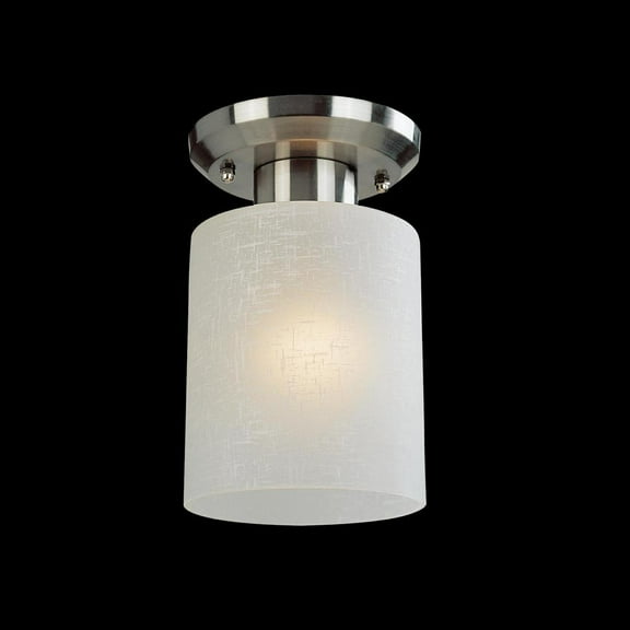 1 Light Flush Mount In Fusion Style 5 Inches Wide By 8 Inches High Z-Lite 152F-1