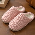 thumbnail image 5 of AURIGATE House Slippers for Women Fuzzy Unisex Memory Foam Soft Plush Fleece Lined Winter Indoor Shoes Anti-Skid Rubber Sole, 5 of 5
