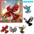 thumbnail image 5 of Birds Acrylic Holiday Ornament with Stained Glass Effect, Window Hanging Suncatcher for Family Friends, Holiday Decorations, Birthday Gift, 5 of 5