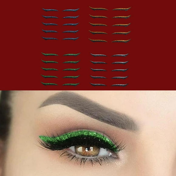 Plantilla de Delineador de Ojos Shamjiam Cinta para Párpados 20 Pares