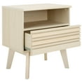 thumbnail image 5 of SAFAVIEH Esma Modern 1 Drawer Nightstand with Shelf,Bleached White, 5 of 13