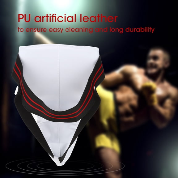 Protector de ingle para hombre, para taekwondo, boxeo, karate, suspensorio, sanda, protector de entrepierna (XL)