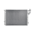 thumbnail image 3 of For Hyundai Sonata 2020 2021 2022 2023 A/C Condenser | 13.16 In. Height | Block Fitting | w/ Receiver/Dryer | Parallel Flow Condenser | 2.0L | Hybrid | Replacement For HY3030192 | 97606-L5000, 3 of 4