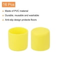 thumbnail image 3 of Uxcell 16Pcs Tapas para Patas de Silla, Tapas de Fin de Patas Antideslizantes de 1' de Diámetro Interior, Protectores de Suelo para Patas de Silla, 3 of 6