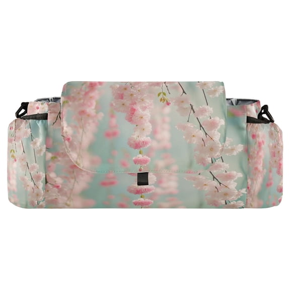 DIXRUYEE Stroller Organizer Blossoming Serenity Printed