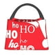 thumbnail image 1 of Fotbe Saying Ho Ho Ho Bolsa Térmica Portátil con Estampado, Bolsa de Entrega de Alimentos Aislada, Bolsa Reutilizable de Gran Capacidad para Comidas y Supermercado, 1 of 6