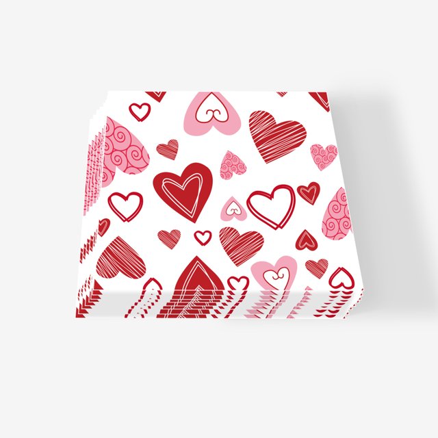 Mantel de amor para el día de San Valentín. Vajilla de amor para el día de San Valentín. Mantel decorativo desechable.