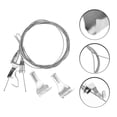 thumbnail image 1 of SWETRACE 2Sets Adjustable Picture Hanger Wire Rope Stainless Steel Hanging Kit for Frames and Signs, 1 of 8