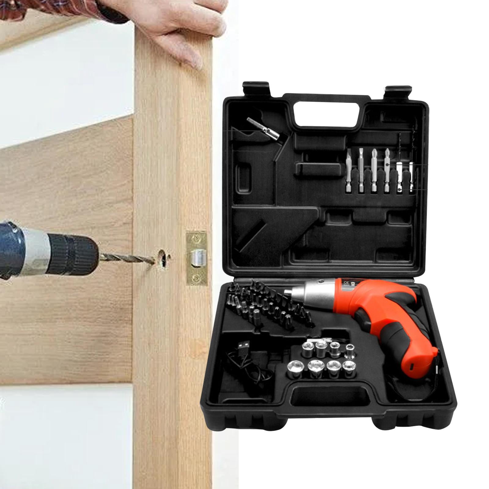 figatia Portable Screwdriver Set Cordless Electric Screwdriver 3.6V Home DIY Sturdy Rechargeable Precision Screwdriver Set