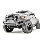 Fab Fours GR2900-1 Grumper Grill/Front Bumper; 2 Stage Black Powder Coated; Combines Both Grille And Bumper; 2018 Ram 2500