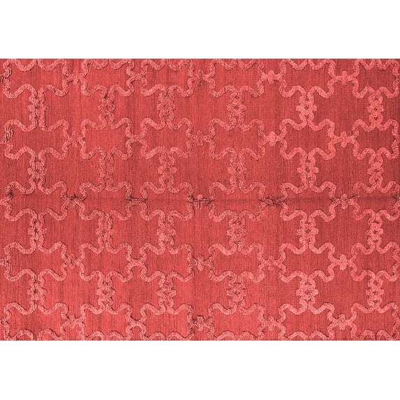 Ahgly Company Indoor Rectangle Oriental Red Industrial Area Rugs, 3' x 5'