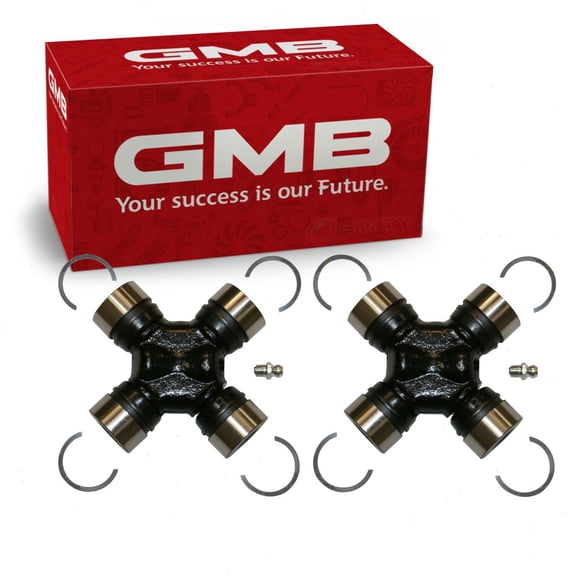 2 pc GMB Front Shaft All Universal Joints compatible with Chevrolet Silverado 2500 HD 2001-2016