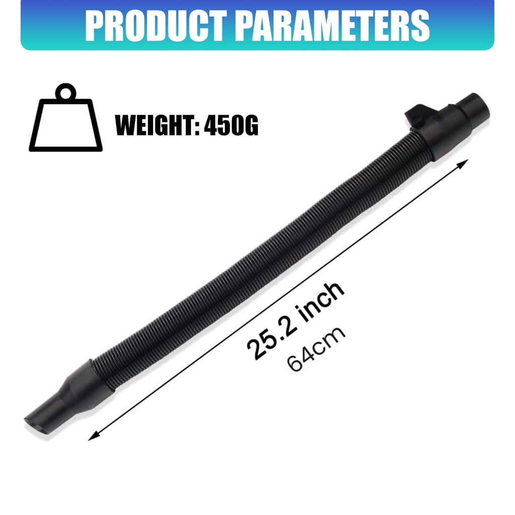 Good Vacuum Hose Replacement Part Great For Wet Dry Vacuums 25.2 To 64 Inches Adjustable Length Design