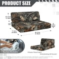 thumbnail image 7 of XYZCANDO Branches Leaves RV Dinette Cushion Covers Comfortable RV Accessories Universal Couch Cushion Covers Stretchable Slip Covers for Loveseat Stylish Furniture Covers, 7 of 7