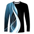 thumbnail image 4 of ZhiZhuang·Mens Long Sleeve Shirts,Men Casual Printing Crew Neck Pullover Athletic Gym Workout T Shirts Long Sleeve Fishing Shirts, 4 of 4