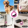 thumbnail image 3 of Car Key Chain Holder for Apple AirTag 2nd & 1st Gen, Hard Shell Automotive Key Fob Waterproof Cover with Metal Keyring-B89-Black2+Black2, 3 of 10