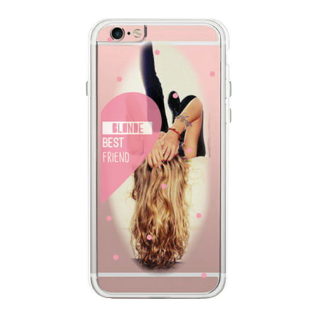 Blonde Best Friend iPhone 6 6S Plus Phone Case Clear (Best Clear Iphone Case)