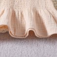 thumbnail image 7 of TOWED22 Girls Baby Adorable 2 Piece Summer Clothes Tank Top Sleeveless Tee and Shorts Sweet Sets Lovely(Beige,4-5 Y), 7 of 7