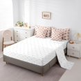 thumbnail image 5 of Erosebridal Football Print Bedding Comforter Set 7-Piece for Boys Girls,Kids Teens Sport Theme Pink Bowknot King Bedding Sets,Luxury Bedroom Decor, 5 of 6