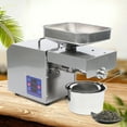 thumbnail image 2 of Commerical Automatic Oil Press Machine Peanut/Corn Oil Extractor 600W 110V NEW, 2 of 21