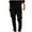Black, variant on Timegrad Plus Size Work Pants for Women Tapered Leg Ruched Suit Pants Casual Office Trousers Solid Color