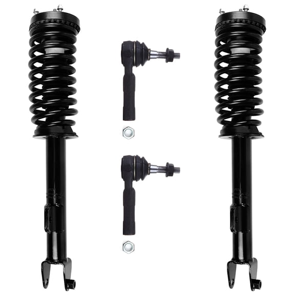 CCIYU Complete Suspension Kit Fits 2005 2006 2007 2008 2009 2010 for Chrysler 300 Includes Front Strut Spring Assembly Tie Rod End