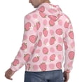 thumbnail image 6 of Goofa Strawberries for Men's Hooded Sweatshirt - Lightweight Pullover Hoodie with Kangaroo Pocket, Perfect for Everyday Wear-Medium, 6 of 7