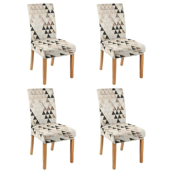 Chair Covers for Dining Room Set Of 4 Stretch Dining Chair Cover Removable Washable Chair Seat Protector Cover for Home Party Hotel Wedding Ceremony, Universal Size (Boho)