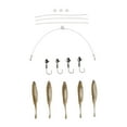 thumbnail image 3 of Berkley Triple Minnow Rig Kit, 4in, Tennessee Shad, 3 of 5