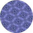 thumbnail image 1 of Ahgly Company Tapis Rond Lavable en Machine Intérieur Transitionnel Bleu Ardoise Clair, 7 Pieds Rond, 1 of 7