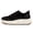 Black Knit, variant on LUCKY STEP Fashion Chunky Retro Braided Uppers Sneakers Platform Casual Shoes,Pink&Yellow multi Knit,Womens