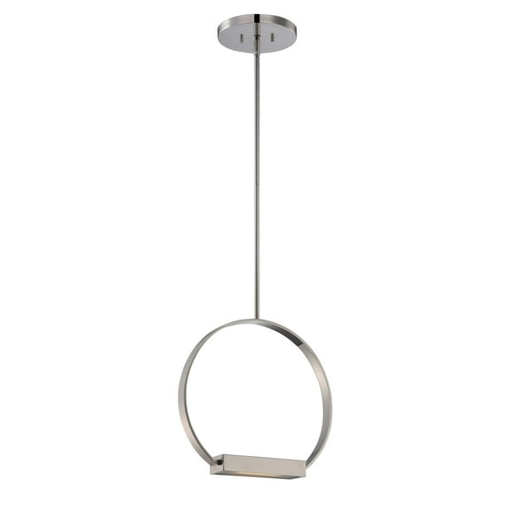 Nuvo Lighting 62/183 1 Light 14-1/4" Wide Integrated Led Pendant - Nickel