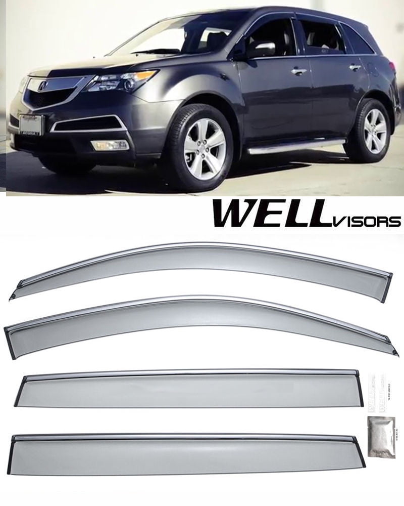 Rain Guard Visors Deflector Out Channel & Sunroof 5pcs For 2007-2013 Acura MDX 