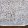 thumbnail image 3 of SAFAVIEH Round Rug 12' - Evoke Collection - X-Large - Traditional Design, Ivory & Taupe, Non-Shedding & Easy Cleaning, Ideal for Living Room, Bedroom, Dining Space, 3 of 12