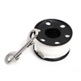 thumbnail image 1 of Eigraketly Carrete de buceo de 50m con forma de bocina, línea de alta visibilidad, rueda de alambre de aluminio, fuerte resistencia a la tracción, buzo Deportes acuáticos Negro Eigraketly OD024325-01, 1 of 6