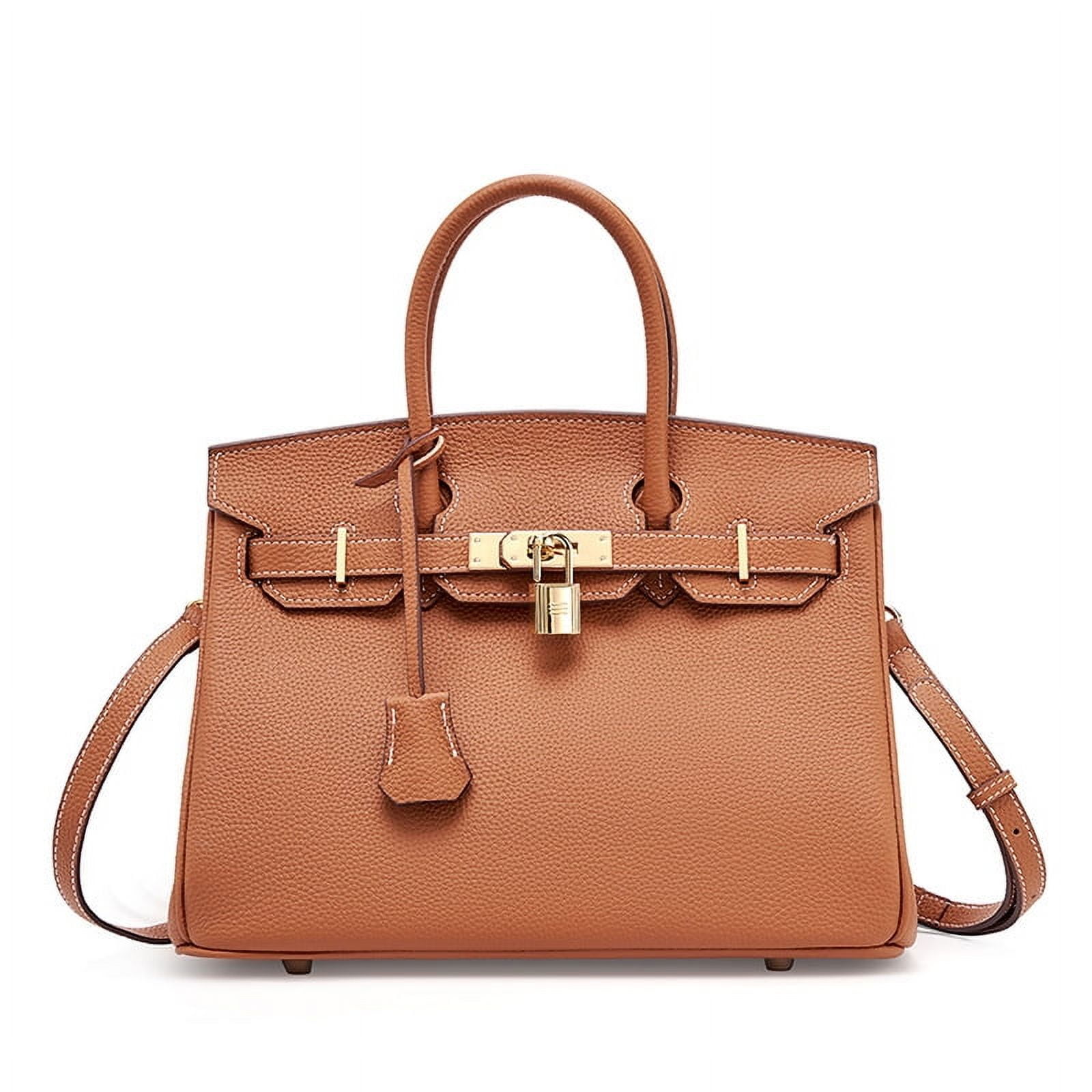 Sac à Main Femme Bandoulière Cuir Véritable Souple - Sans Marque Neuf Sans étiquettes - Couleur Comme Photo