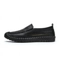 thumbnail image 4 of Spring Summer New Men's Casual Hollow Loafers Slip On Breathable Leather Flats Boat Shoes Driving Shoes Moccasins Comfort Walking Shoes, 4 of 15