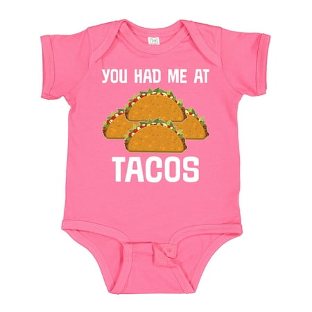 

Inktastic You Had Me at Tacos Gift Baby Boy or Baby Girl Bodysuit