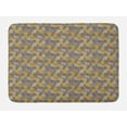 thumbnail image 1 of Leaves Bath Mat, Ornate Botanical Autumn Elements Monochrome Print, Plush Bathroom Decor Mat with Non Slip Backing, 29.5" X 17.5", Mauve Taupe Multicolor, by Ambesonne, 1 of 2