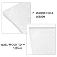 thumbnail image 2 of OULII Panneau Mural en Plastique Blanc pour Rangement d'Outils Lot de 1, 2 of 7