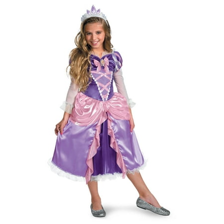 Rapunzel From Tangled Deluxe Girls Costume DIS29558 -