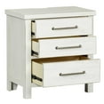 thumbnail image 4 of Liberty Furniture Industies, INC Modern Farmhouse 3 Drawer Night Stand in Flea Market White w/ Heavy Distressing, 4 of 7