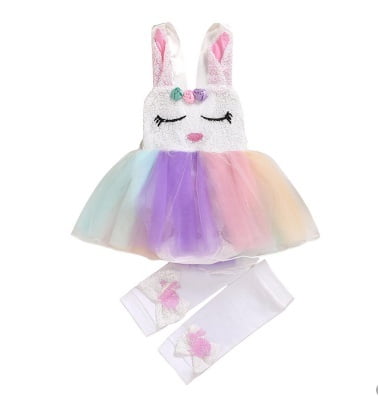 Baby Bunny Disco Dress Blue | Baby Girl Dresses | Monsoon ROI.